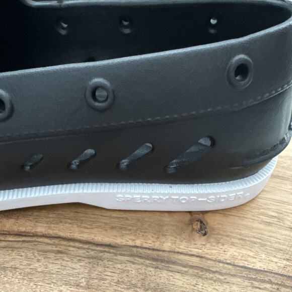 Sperry Top-Sider Top-Sider A/O Float Women's Size 11M Black White Boat Shoes NEW - Picture 9 of 15